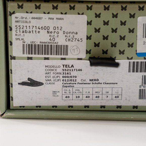 size 40 Max Mara Weekend Tela Raffia Mules Slippers Slip on - Picture 11 of 11